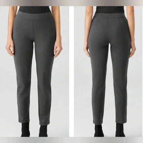 Eileen Fisher Washable Flex Ponte Pant Slim Fit, Ankle Length size small - Picture 1 of 13